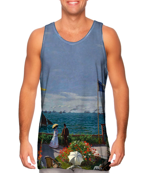 Monet -"Jardin a Sainte-Adresse" (1867)&nbsp;Mens Tank Top