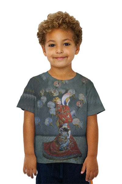 Kids Monet -"Madame in Japanese Costume" (1875)&nbsp;Kids T-Shirt