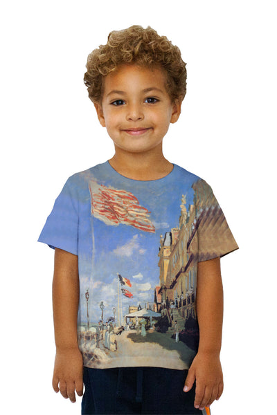 Kids Monet -"Hotel de Roches Noires" (1870)&nbsp;Kids T-Shirt