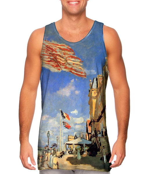 Monet -"Hotel de Roches Noires" (1870)&nbsp;Mens Tank Top
