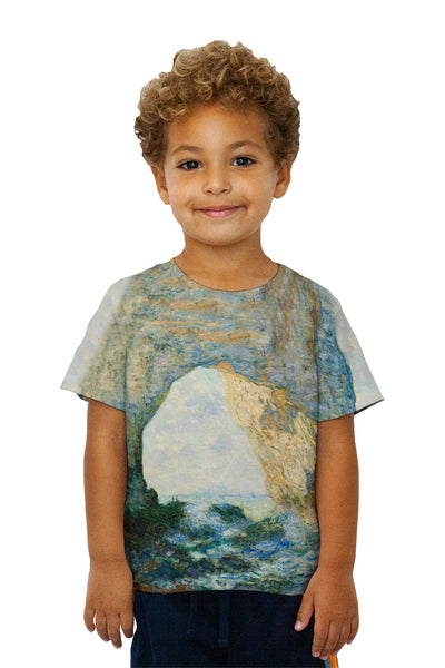 Kids Monet -"Rock Arch" (1883)&nbsp;Kids T-Shirt