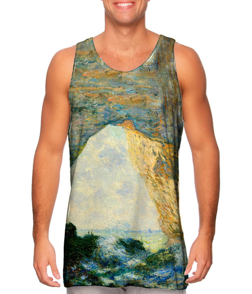 Monet -"Rock Arch" (1883)&nbsp;Mens Tank Top