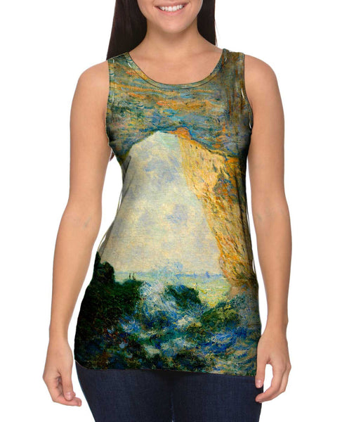 Monet -"Rock Arch" (1883)&nbsp;Womens Tank Top
