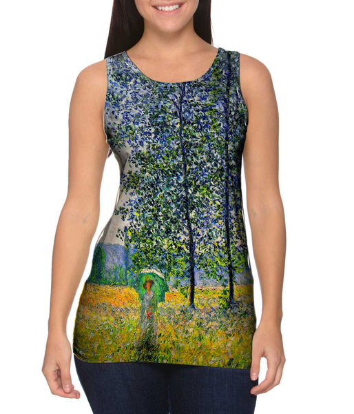 Monet -"Sunlight Effect" (1887) Womens Tank Top