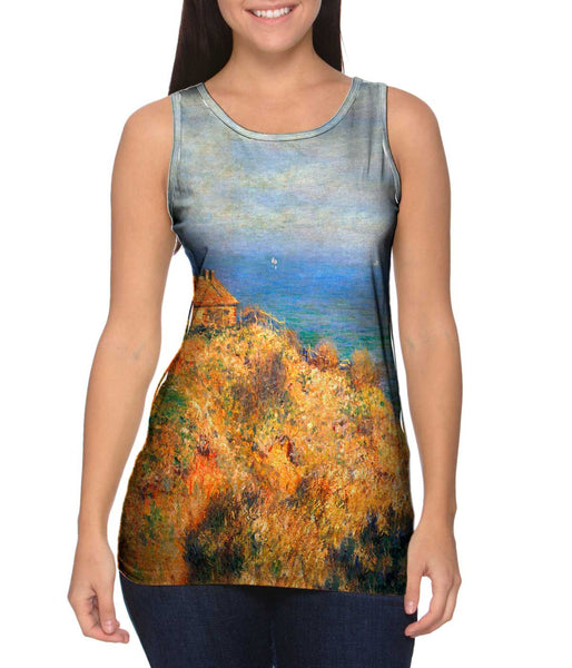 Monet -"Fisherman House" (1882) Womens Tank Top