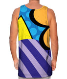 Circles on Yellow and Blue