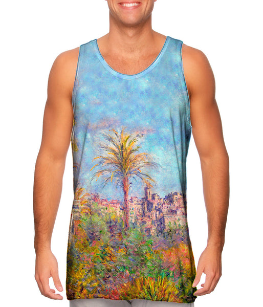 Monet -"Villas at Bordighera" (1884)&nbsp;Mens Tank Top