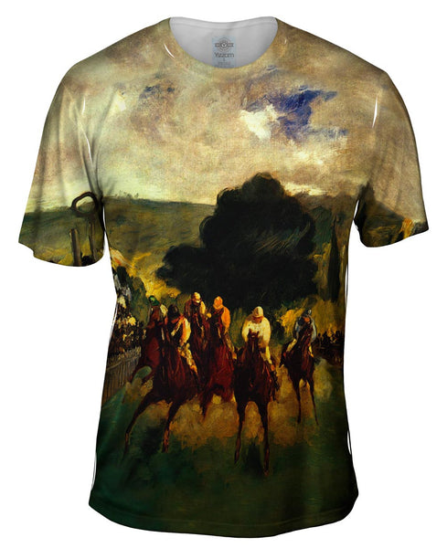 Edouard Manet -"Races at Longchamp" (1864) Mens T-Shirt