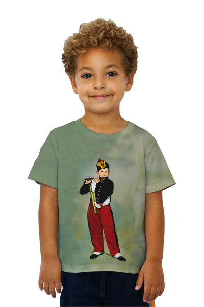 Kids Edouard Manet -"Young Flautist" (1866)&nbsp;Kids T-Shirt