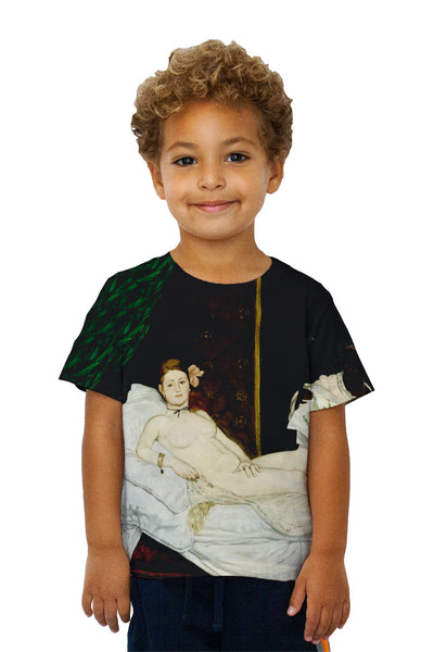 Kids Edouard Manet -"Olympia" (1863)&nbsp;Kids T-Shirt