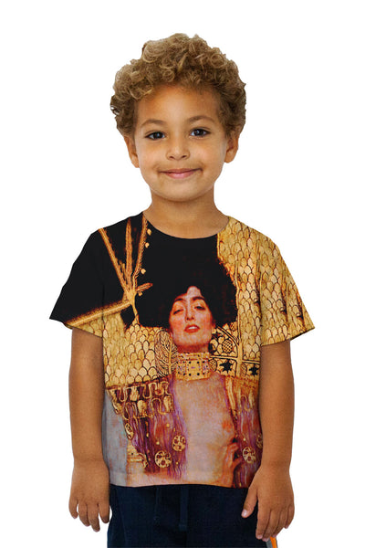 Kids Gustav Klimt -"Judith and Holofernes" (1901) Kids T-Shirt