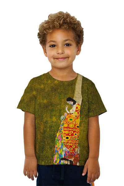 Kids Gustav Klimt -"Hope II" (1908)&nbsp;Kids T-Shirt