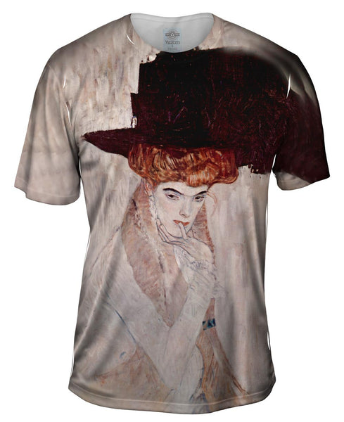 Gustav Klimt -"Lady in White" (1910) Mens T-Shirt