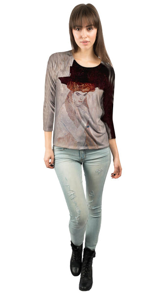 Gustav Klimt -"Lady in White" (1910)&nbsp;Womens 3/4 Sleeve