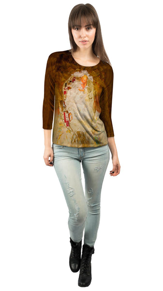Gustav Klimt -"Ode to Klimt" (1910)&nbsp;Womens 3/4 Sleeve