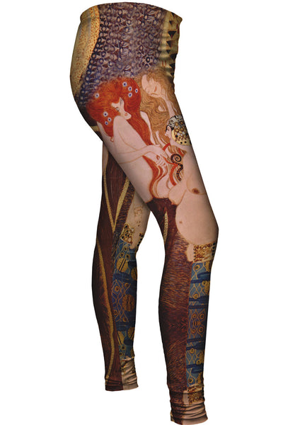Gustav Klimt -"Beethovenfries" (1902) Womens Leggings