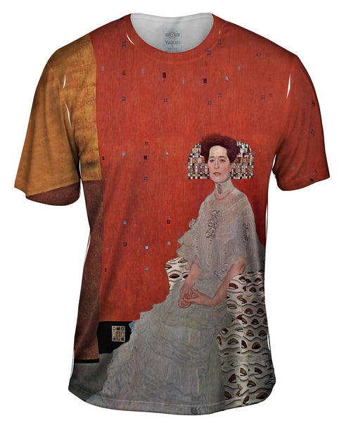 Gustav Klimt -"Fritza Riedler" (1906) Mens T-Shirt