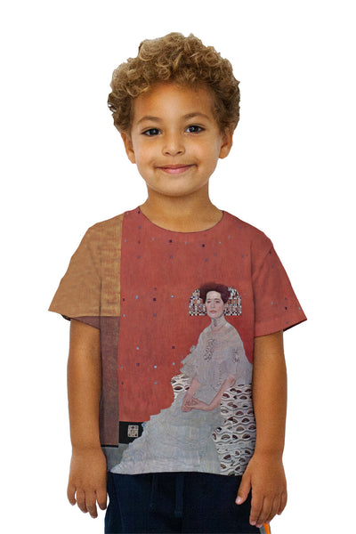 Kids Gustav Klimt -"Fritza Riedler" (1906)&nbsp;Kids T-Shirt