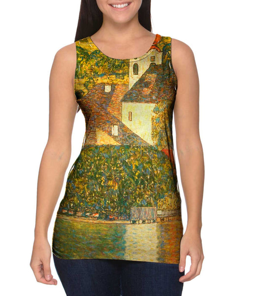 Gustav Klimt -"Church in Unterach" (1916)&nbsp;Womens Tank Top