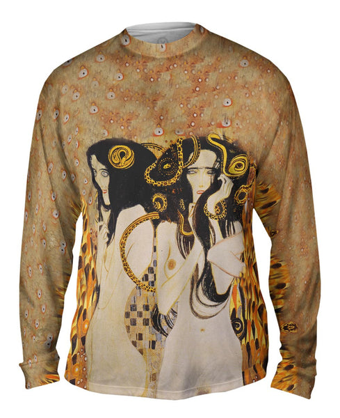 Gustav Klimt -"Die Gogonen" (1902) Mens Long Sleeve