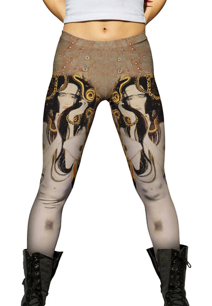 Gustav Klimt -"Die Gogonen" (1902) Womens Leggings