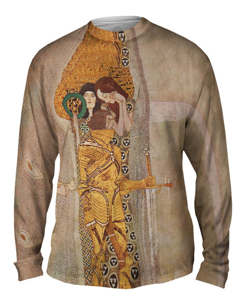 Gustav Klimt -"Der Beethovenfries" (1902) Mens Long Sleeve