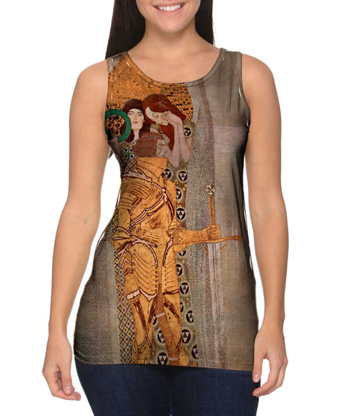 Gustav Klimt -"Der Beethovenfries" (1902) Womens Tank Top