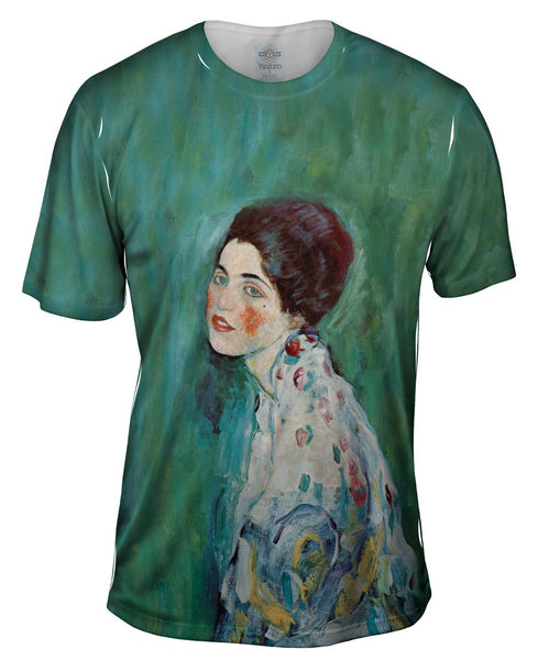 Gustav Klimt -"Portrait of a Lady" (1917) Mens T-Shirt