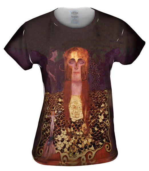 Gustav Klimt -"Pallas Athena" (1898) Womens Top