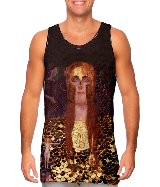 Gustav Klimt -"Pallas Athena" (1898)&nbsp;Mens Tank Top
