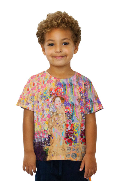 Kids Gustav Klimt -"Maria Munk" (1918) Kids T-Shirt