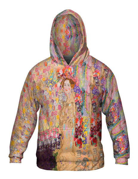 Gustav Klimt -"Maria Munk" (1918) Mens Hoodie Sweater