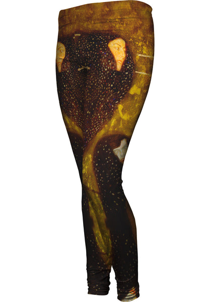 Gustav Klimt -"Silver Fish" (1899)&nbsp;Womens Leggings