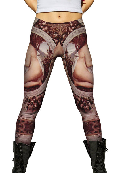Gustav Klimt -"Idyll" (1884)&nbsp;Womens Leggings