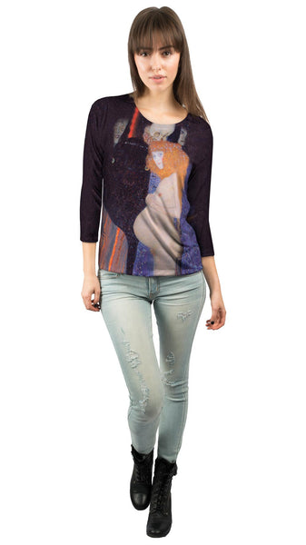 Gustav Klimt -"The Hope I" (1903)&nbsp;Womens 3/4 Sleeve