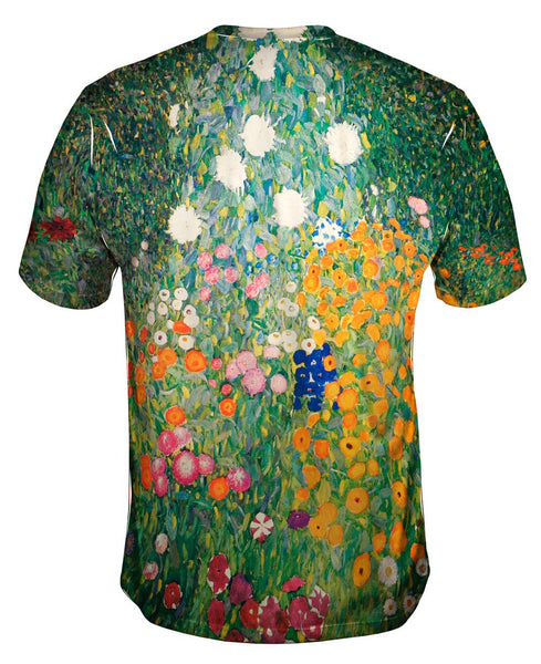 Gustav Klimt -"Flower Garden " (1907) Mens T-Shirt