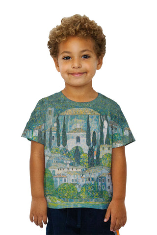 Kids Gustav Klimt -"Church in Cassone" (1913)