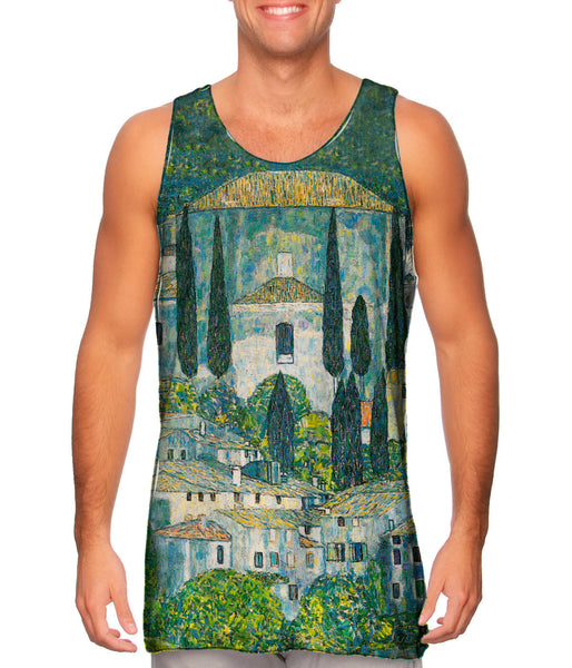 Gustav Klimt -"Church in Cassone" (1913)&nbsp;Mens Tank Top