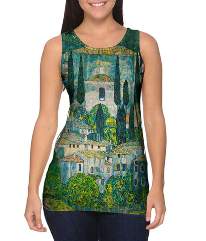 Gustav Klimt -"Church in Cassone" (1913)