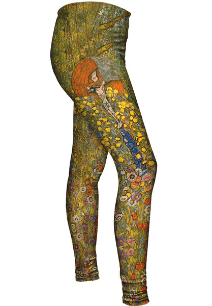 Gustav Klimt -"Jesus Garden" (1912) Womens Leggings