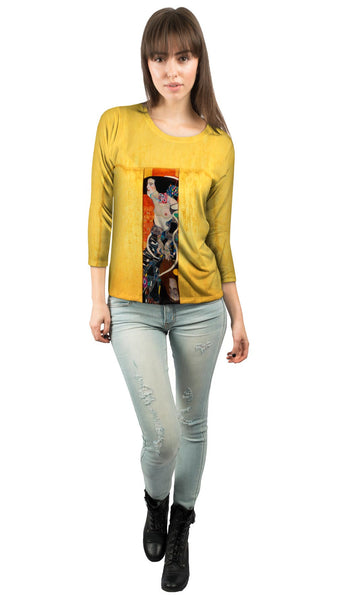Gustav Klimt -"Judith II" (1909)&nbsp;Womens 3/4 Sleeve