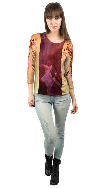 Gustav Klimt -"Love" (1895)&nbsp;Womens 3/4 Sleeve