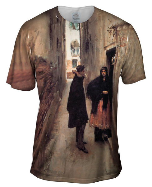 Sargent -"Street in Venice" (1882) Mens T-Shirt