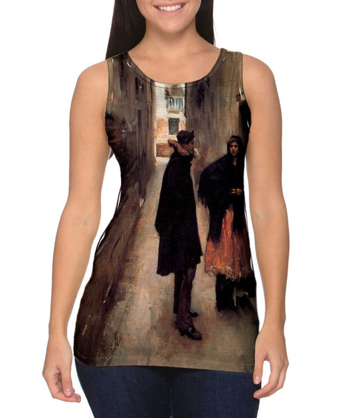 Sargent -"Street in Venice" (1882)&nbsp;Womens Tank Top