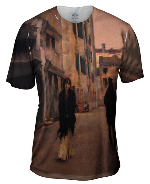 Sargent -"Street in Venice II" (1882) Mens T-Shirt