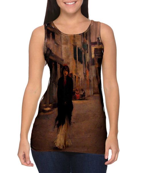 Sargent -"Street in Venice II" (1882)&nbsp;Womens Tank Top