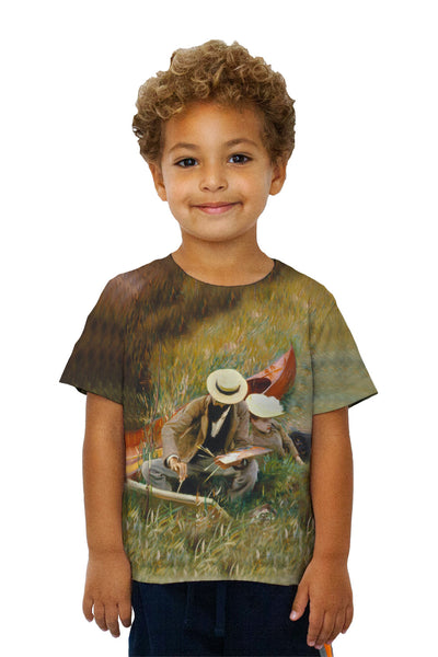 Kids Sargent -"Outdoors Study" (1889)&nbsp;Kids T-Shirt