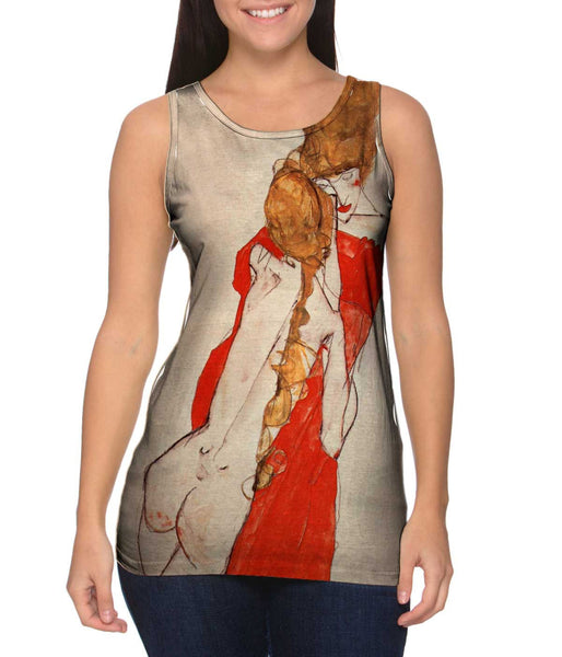 Schiele -"Mother and Daughter" (1913) Womens Tank Top