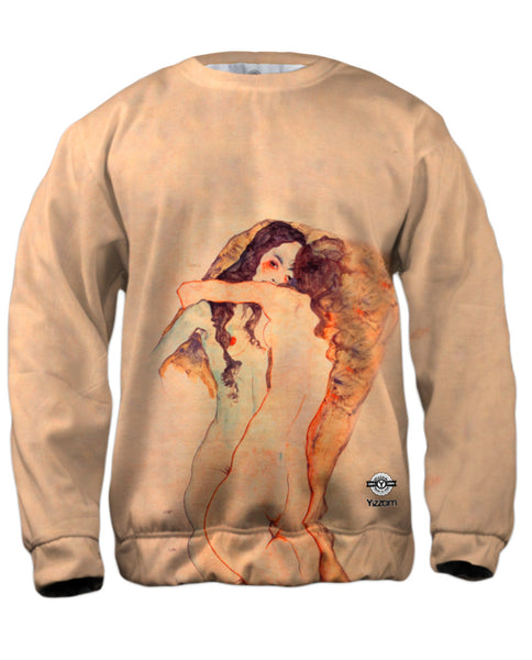 Schiele -"Duo Nude Women" (1911)&nbsp;Mens Sweatshirt