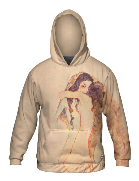 Schiele -"Duo Nude Women" (1911) Mens Hoodie Sweater